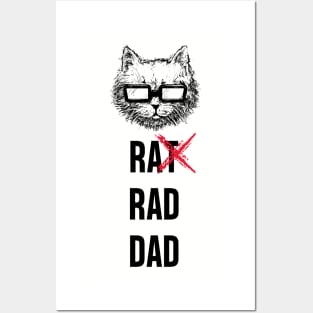 CAT RAD DAD Posters and Art